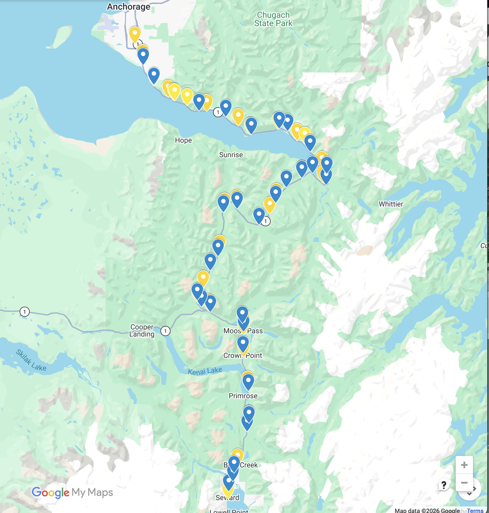 Anchorage - Seward Tour